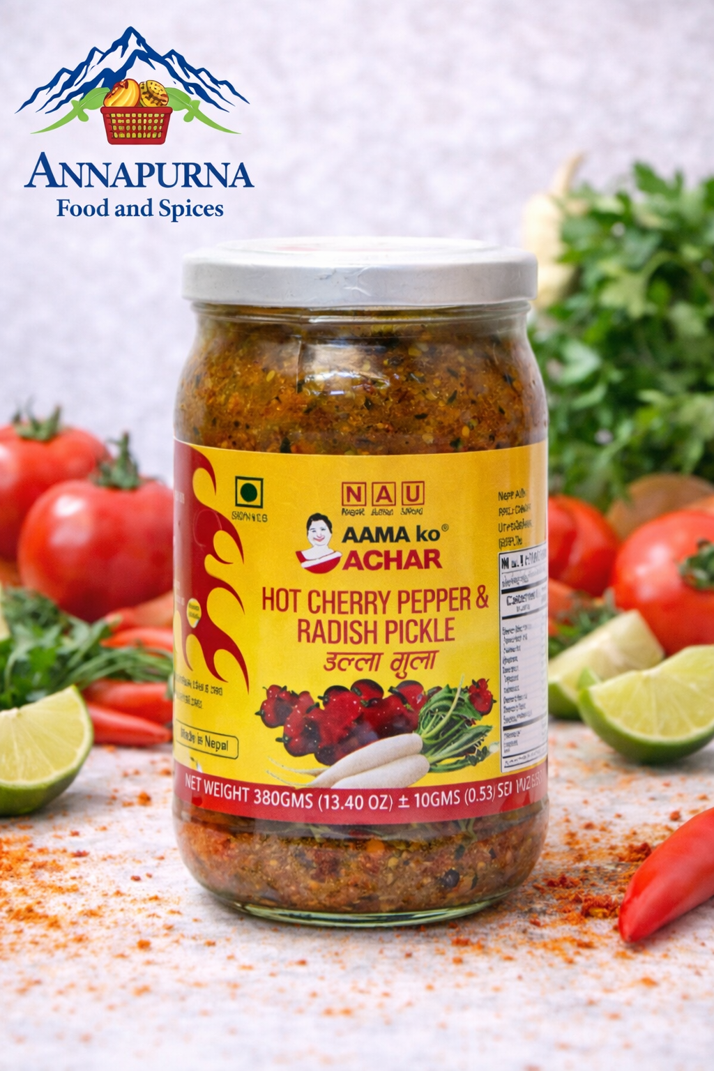 Dalla Mula Pickle (Glass Jar) Aama Ko Achar