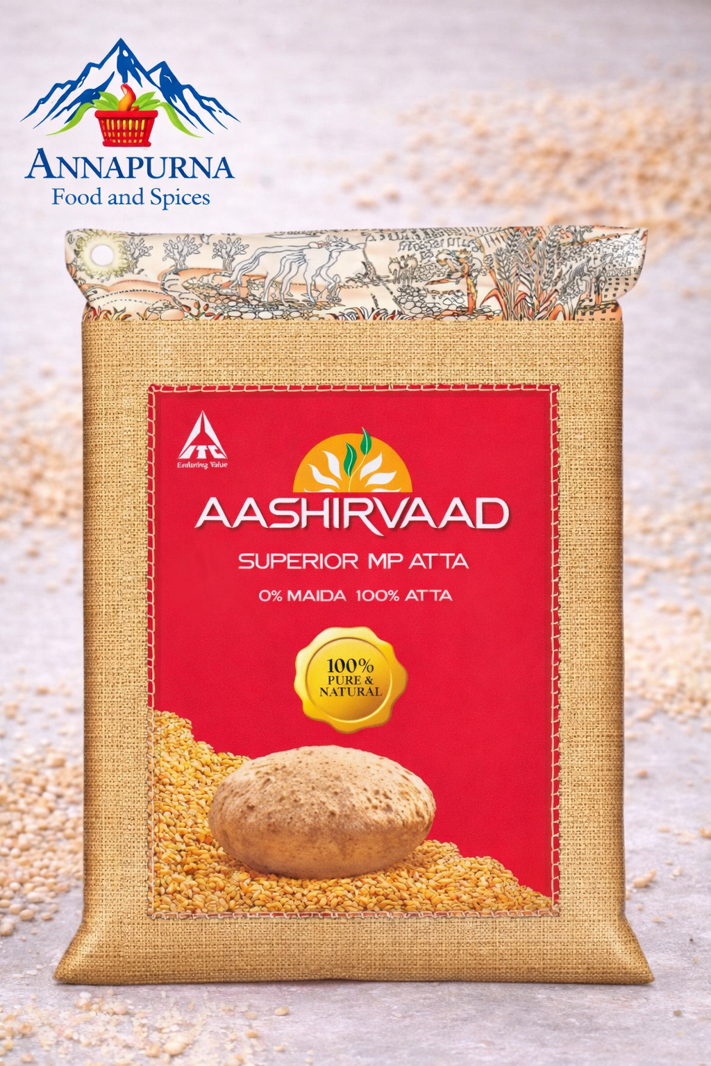 Aashirvaad Atta 10lbs