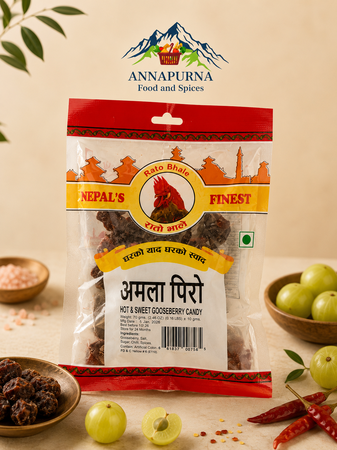 Hot & Sweet Amala Titaura 70g